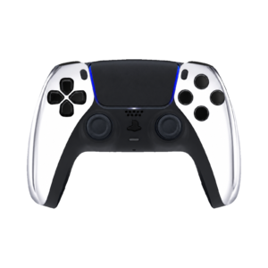 Silver Chrome custom PS5 controller