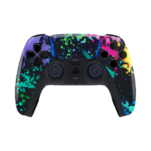 Watercolor custom PS5 controller
