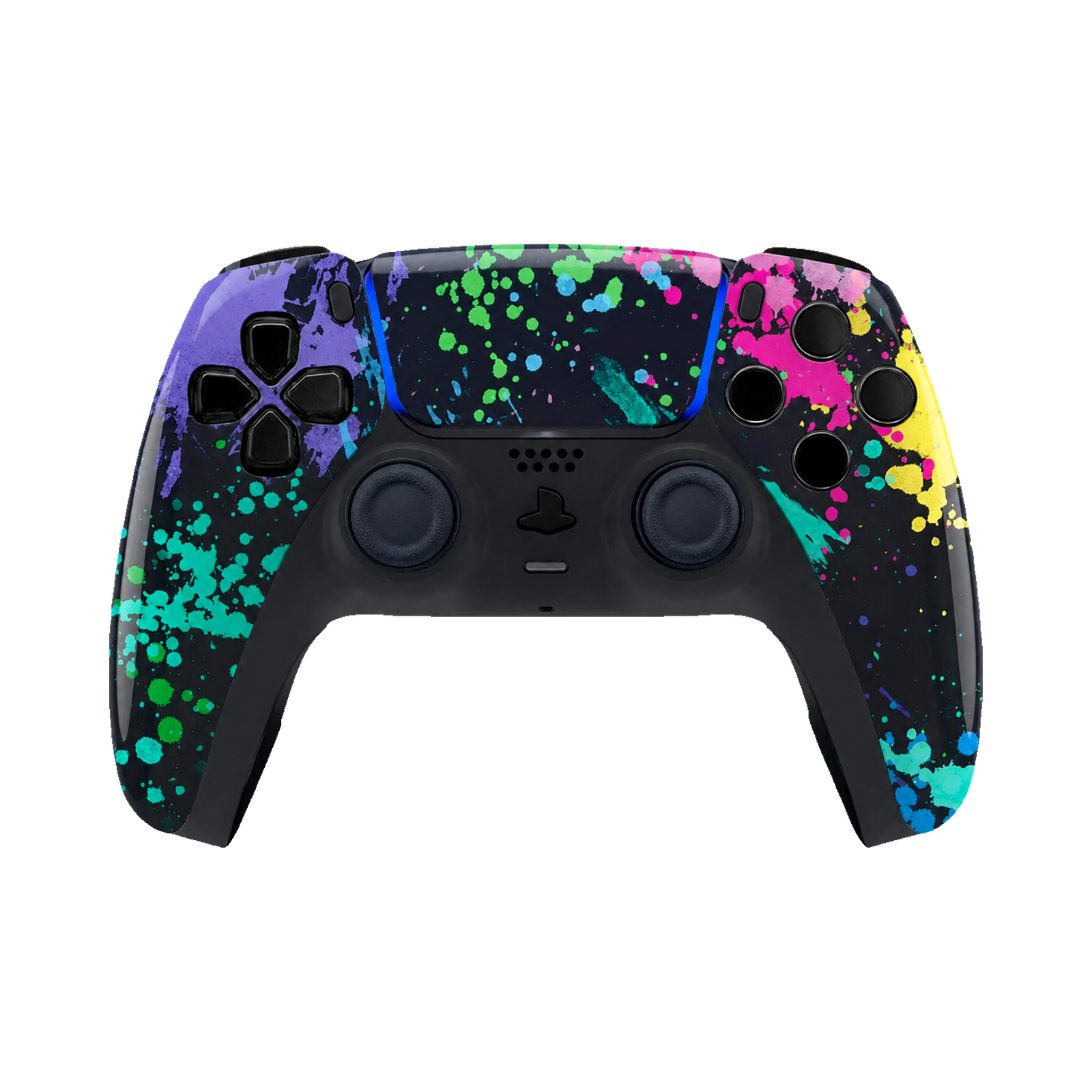 Watercolor custom PS5 controller