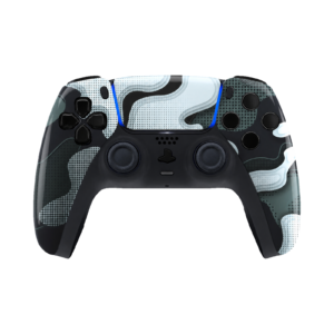 White Camo custom PS5 controller