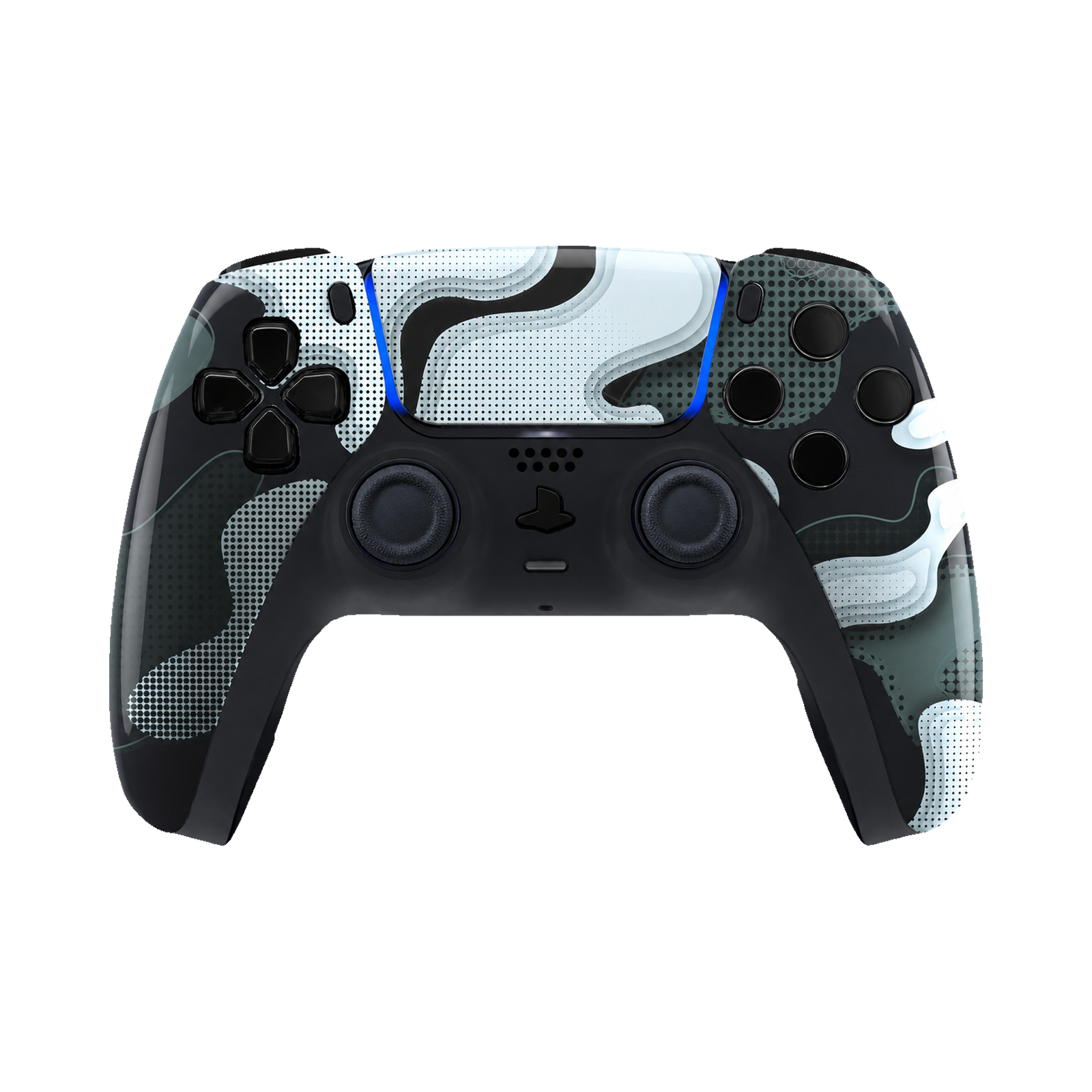 White Camo custom PS5 controller