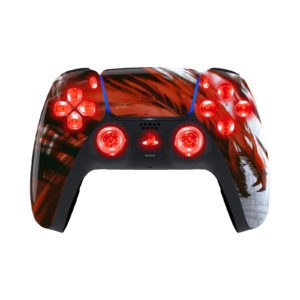 Blood Shadow LED PS5 controller