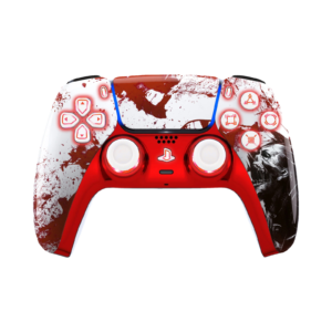 Blood Zombie LED PS5 controller