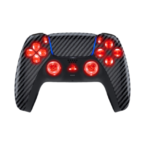 Carbon Fiber LED PS5 controller
