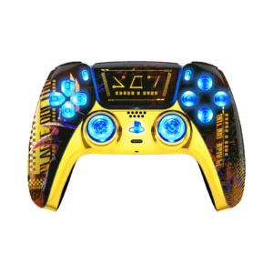 Cyber Plague LED PS5 controller