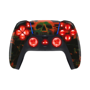 Cyber Skull LED PS5 controller