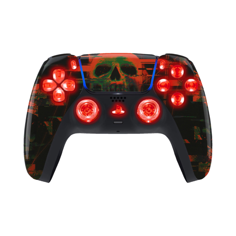 Cyber Skull LED wireless controller for PS5