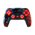 Dragon Roar Silent Modz LED Light-Up Buttons Wireless Custom Controller for PS5