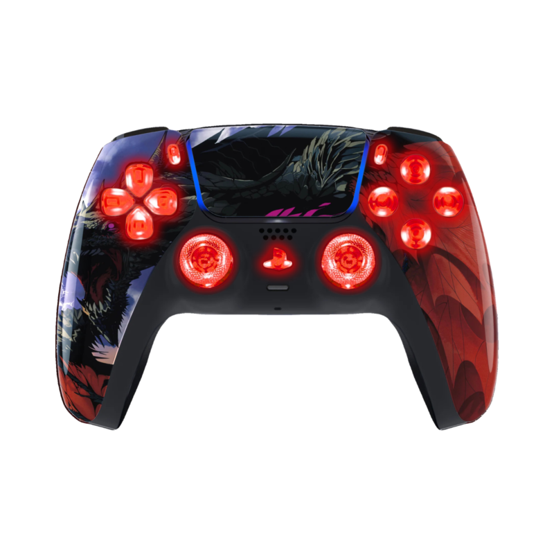 Dragon Roar LED wireless controller for PS5