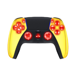 Gold Chrome LED PS5 controller