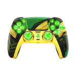 Gold Ragnar Silent Modz LED Light-Up Buttons Wireless Custom Controller for PS5