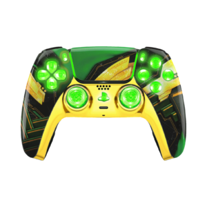 Gold Ragnar LED PS5 controller