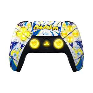 Graffiti LED PS5 controller