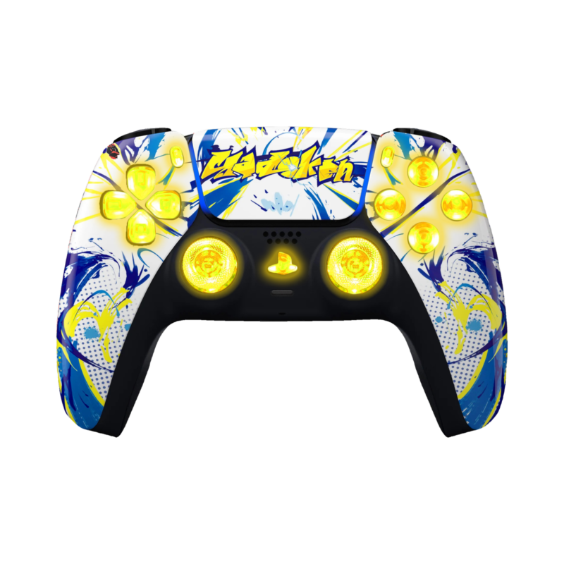 Graffiti LED wireless controller for PS5