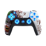 HAHAHA Silent Modz LED Light-Up Buttons Wireless Custom Controller for PS5