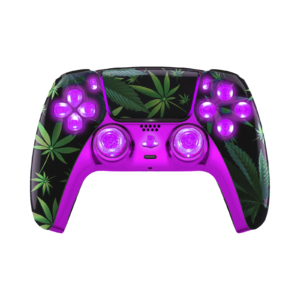 Purple Haze LED PS5 controller