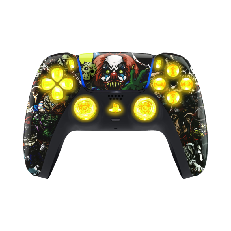 Scary Party LED wireless controller for PS5