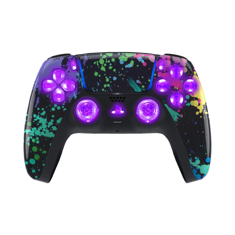Water Color LED wireless controller for PS5