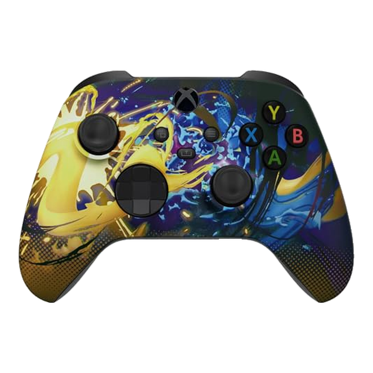 Splattering Fight custom Xbox wireless controller