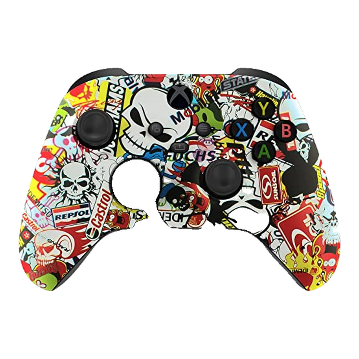 Sticker Bomb custom Xbox wireless controller